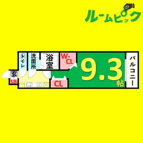 パルティール高畑の間取り写真