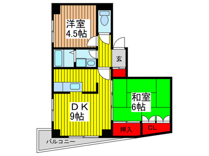 Kファ-スト栄町の間取り写真