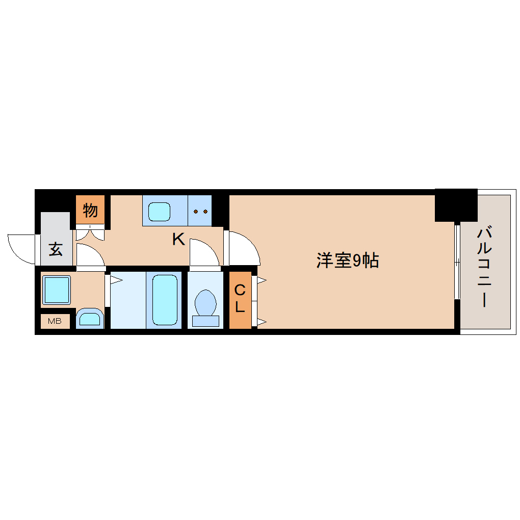 fortuna三条大宮の間取り写真