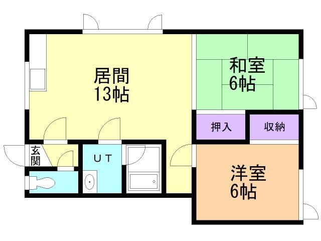 ダイヤフローラル桔梗の間取り