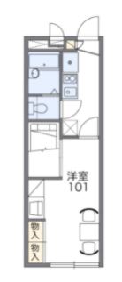 レオパレスさちの間取り