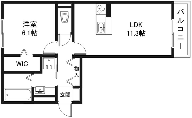 シャルマントリシティIIの間取り