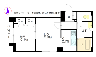 サングリーン東豊の間取り