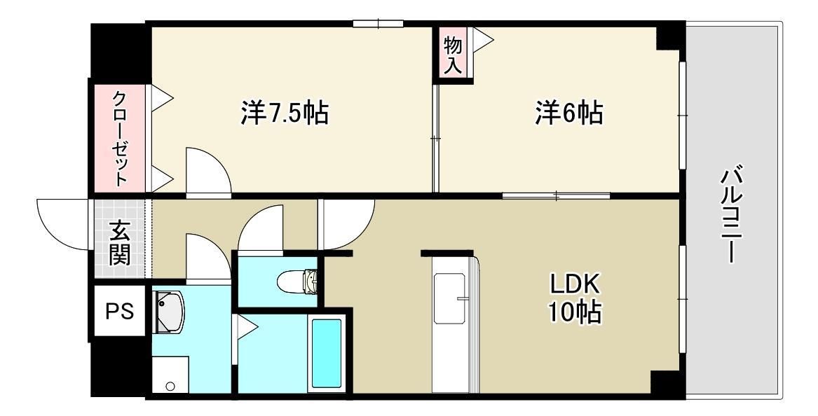 エステイト佐古の間取り