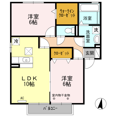 パストラルの間取り