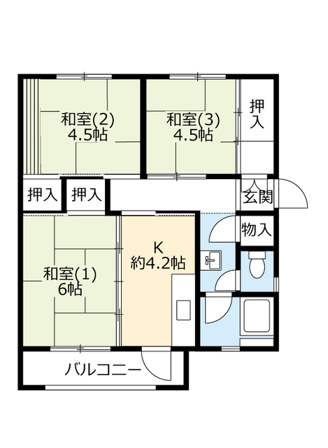 ＵＲ金剛の間取り