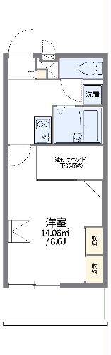 レオパレス春日の間取り