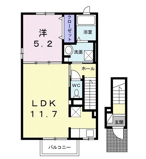 コミュニティ新館　IIの間取り