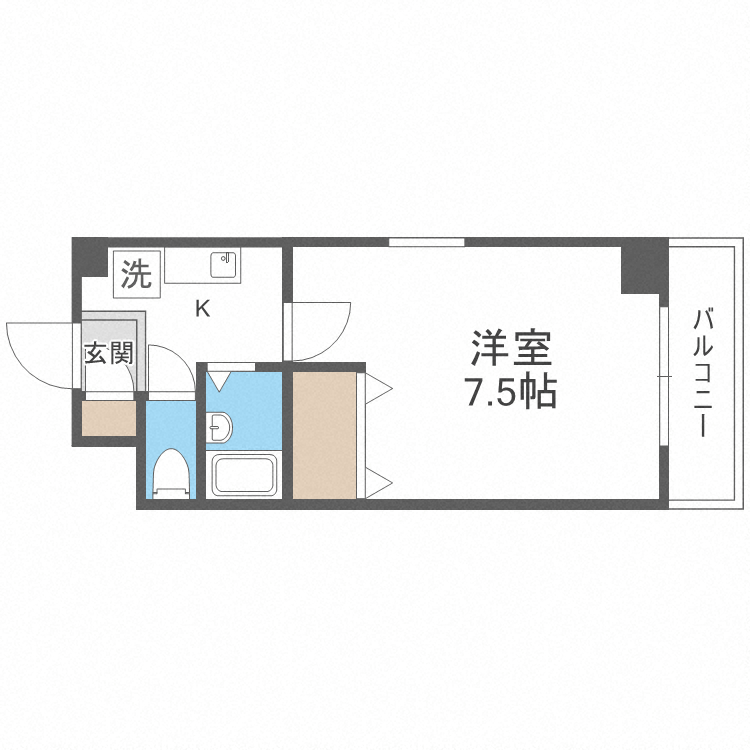 セゾン・ド・ヴィラ平尾の間取り