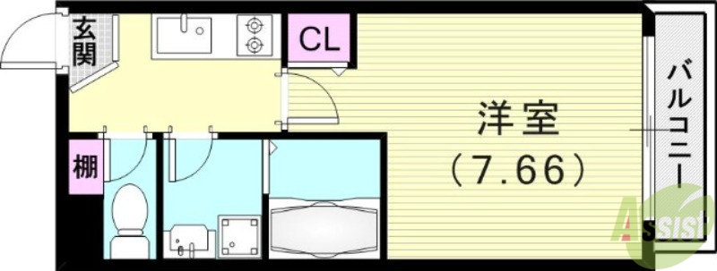 ラヴィベール兵庫の間取り