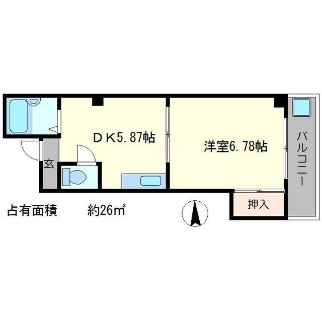 パパス永楽の間取り