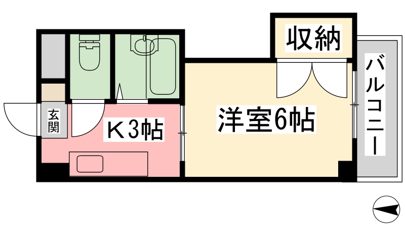 ジョイフル山西の間取り