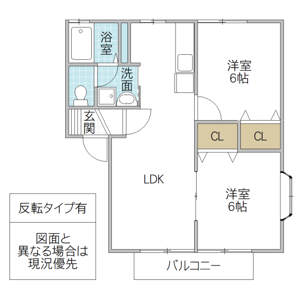 サニーコーポ　2の間取り