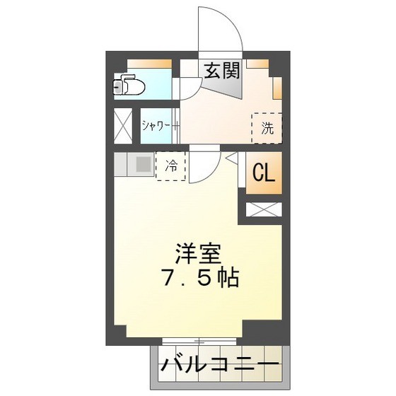 ビレッジハウス高花平　３号棟の間取り