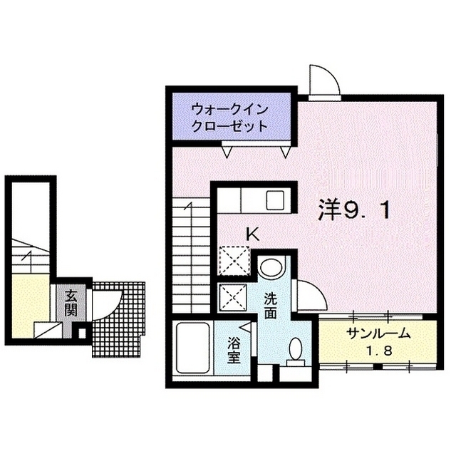 アジュールIIの間取り