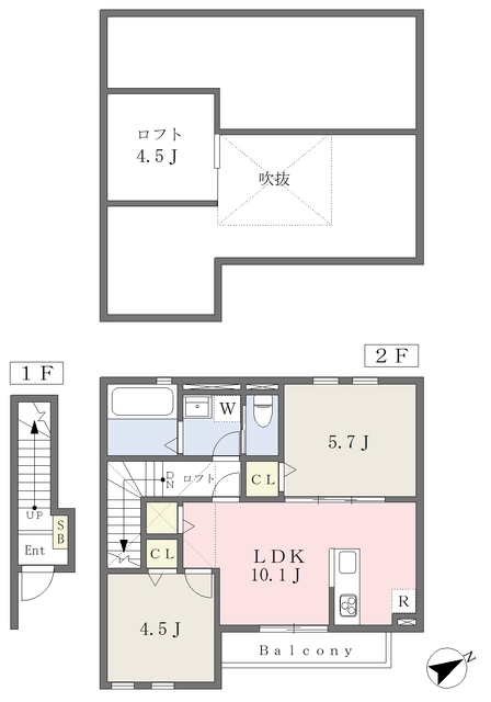 エストレージャの間取り