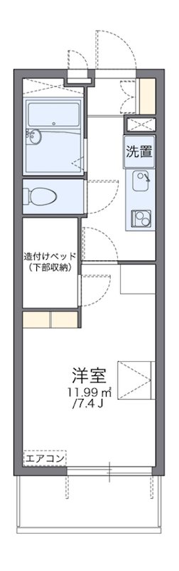 レオパレスインパクトIの間取り