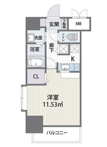 アルティザ博多駅南の間取り