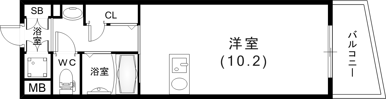 アスヴェルみなと元町OceanFrontの間取り