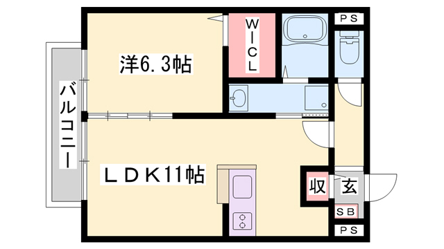 コスモス8-8の間取り