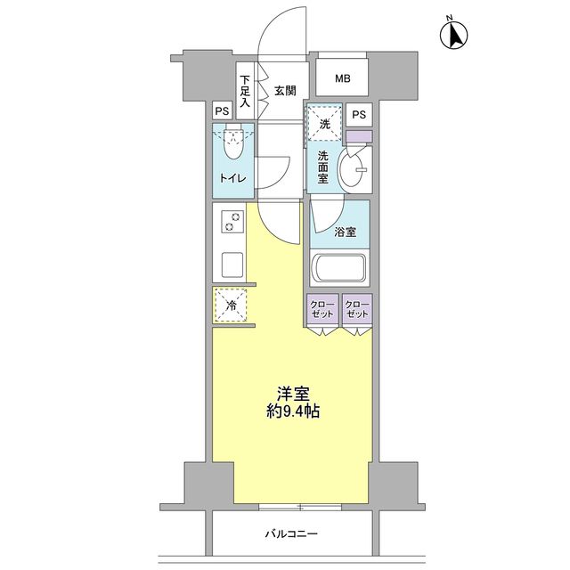 コンフォリア新宿御苑IIの間取り