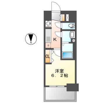 【プレサンス鶴舞駅前レジスの間取り】