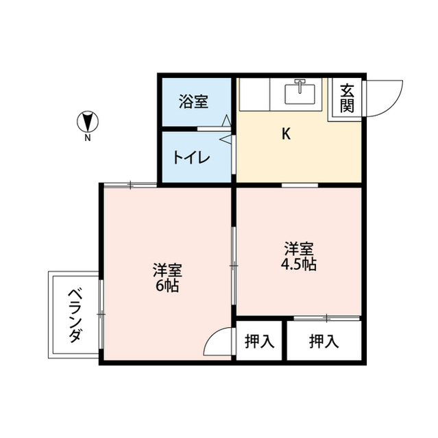 ハイハウス糸町の間取り