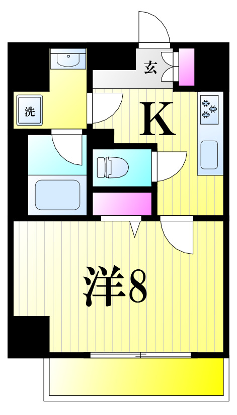 グランジュテ柏の間取り