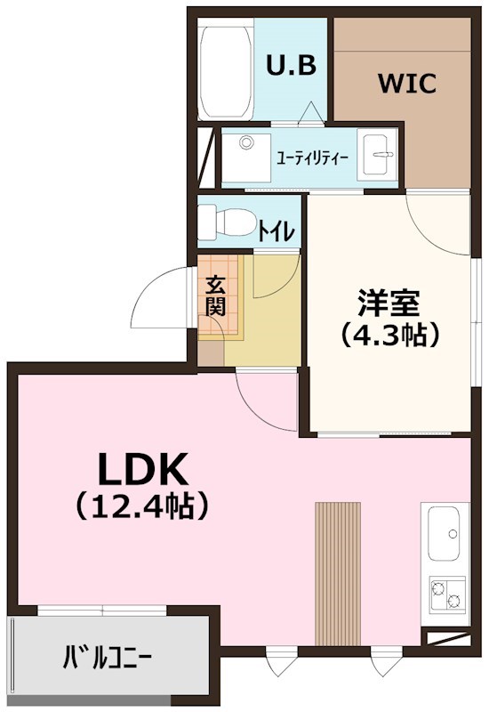 ウエストビューコートの間取り