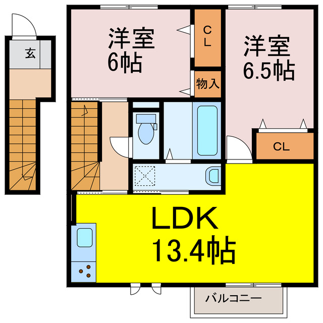 アモーレGの間取り