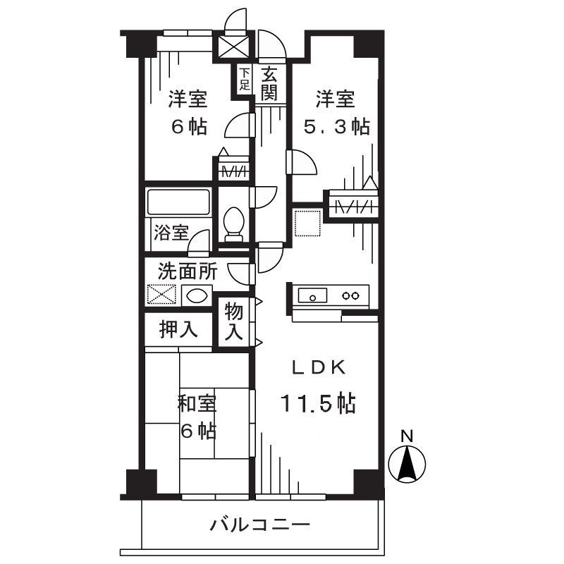 アスラン宮崎台の間取り