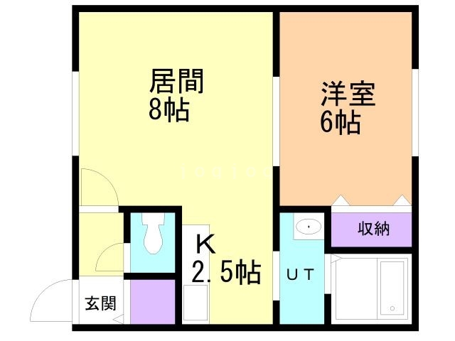 ダイヤハイツ錦町１７の間取り