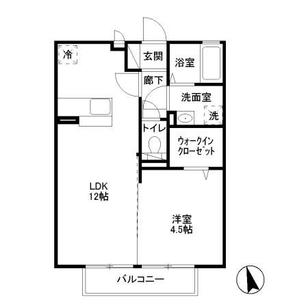 Ｍヒルズ　Iの間取り