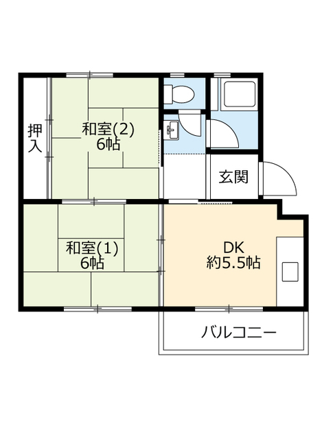 ＵＲ金剛の間取り