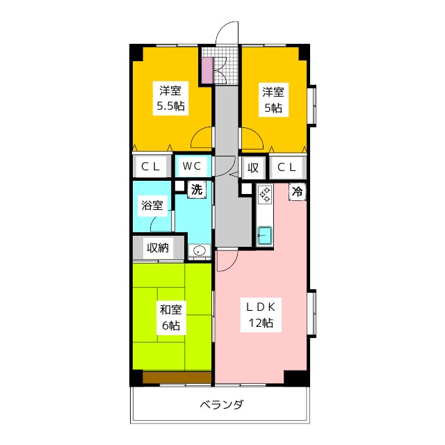 パークヒルズ上井草の間取り