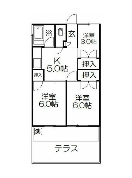 第一静和荘の間取り