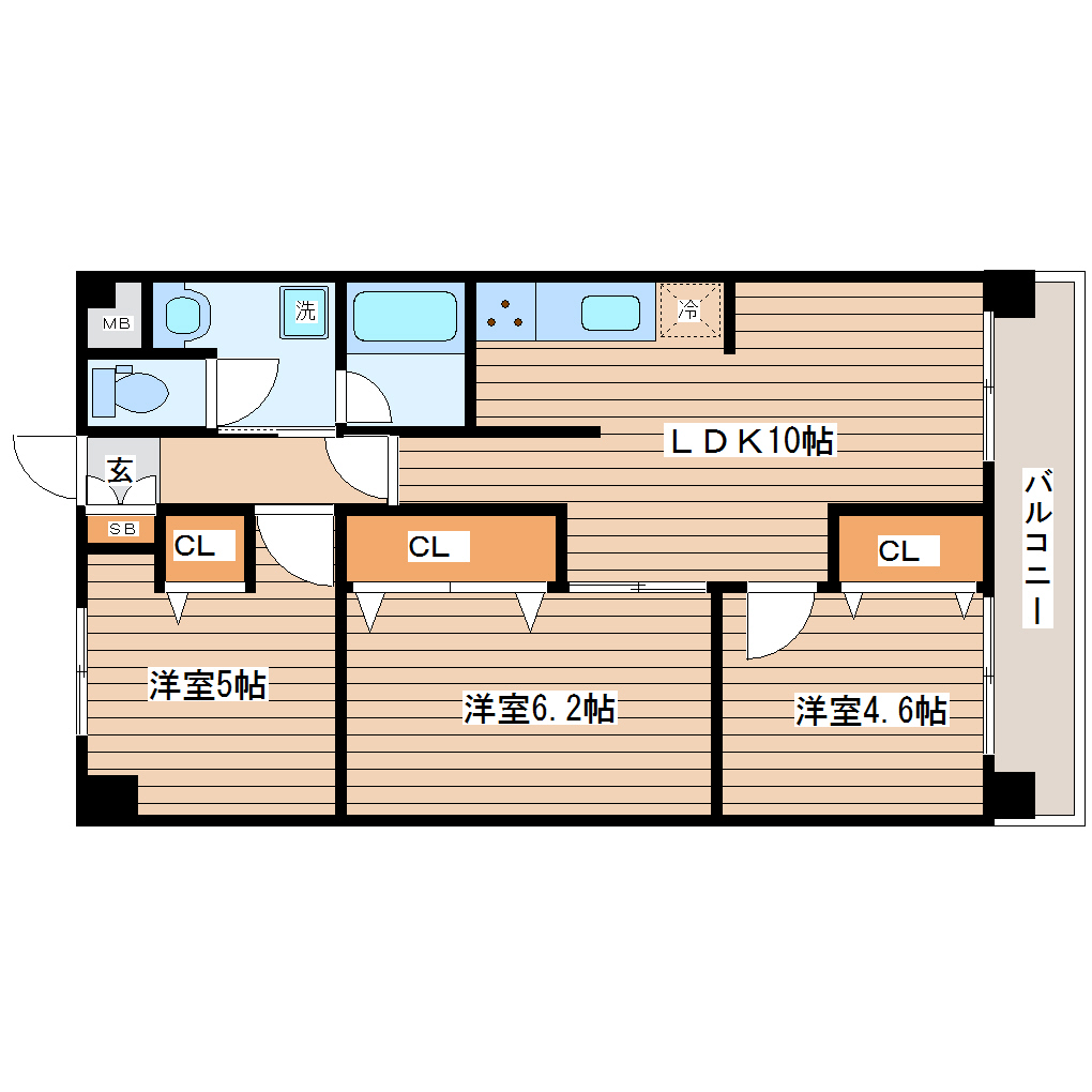 グレースK小田原の間取り