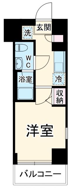 リヴシティ横濱石川町の間取り