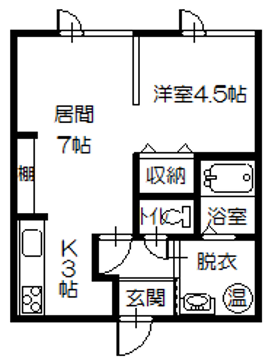 ソッリーゾの間取り