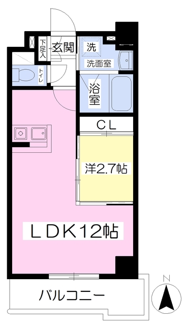 リバティ行橋の間取り