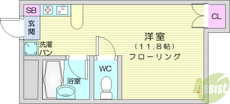 遠見塚アベニューの間取り