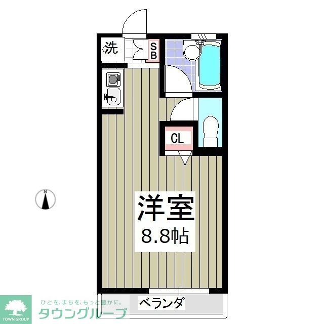 野田市七光台のアパートの間取り