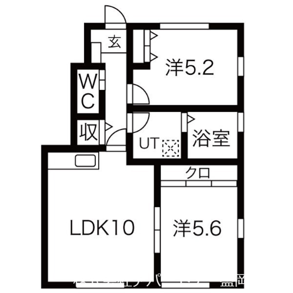 ポミエBの間取り