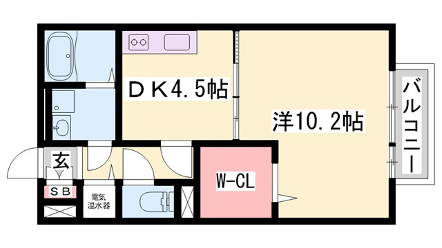 レイツコート柴田の間取り