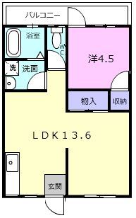 ハイツ青山の間取り