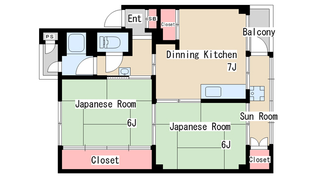 離宮ビルの間取り