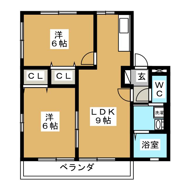 メゾンド前田Ｃの間取り