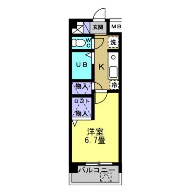 【フェリーチェ万願寺の間取り】