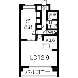 PLATZ KAKUOZANの間取り