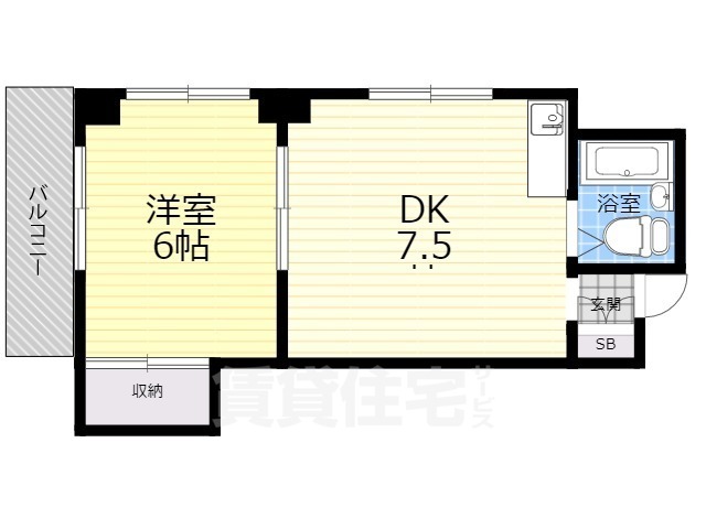 ソルレヴァンテ紙屋町の間取り